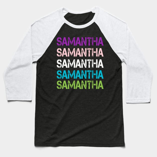 Samantha Baseball T-Shirt by Arinsrabecikalan